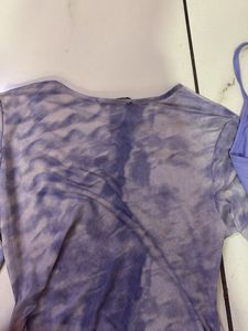 Stylish Purple Dress Set