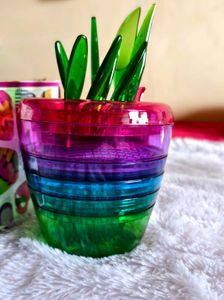 Flower pot kitchen tool set