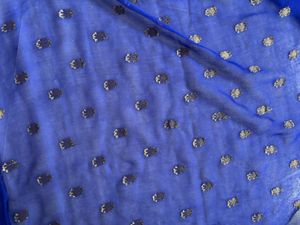 Blue &amp; Gold Dupatta
