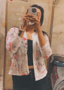 girls shrug with top