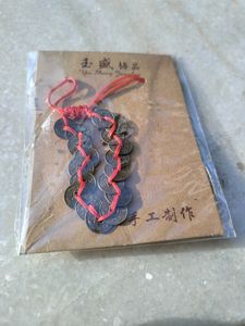 Combo Of Dragon Hanging And Coin Bracelet