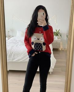 cute Christmas Red Owl Sweater