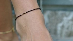Minimalist Beaded Anklet/Bracelet For Nazar 🧿