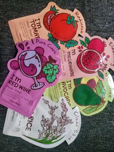 Tonymoly 5 sheetmasks