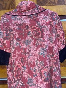 And Floral Print Top Stretchable XL