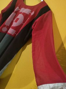 red brown kurta in new condition