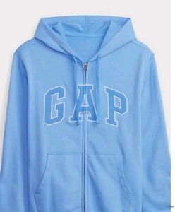 GAP Blue Zip-Up Hoodie