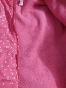 Pink Polka Dot Puffer Jacket