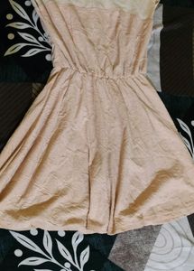 Nude Colour Midi Dress