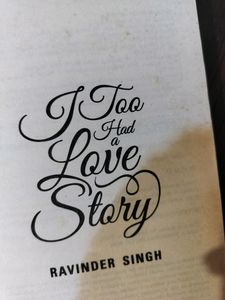 Book- I too had a love Story....