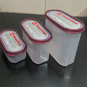 Cello Snapfresh Food Containers (Set of 3)- New