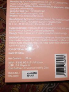 BELLA VITA VANNILUXE 100ML PERFUME