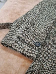 Elegant Grey wollen trench Coat