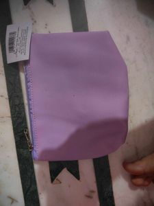 Lilac Zipper Pouch
