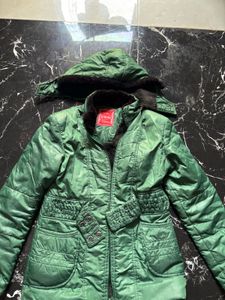 Green Hooded Jacket