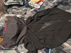 Black One Piece Dress. Size 40 .