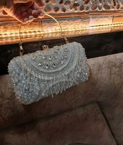 Elegant Beaded Evening Clutch