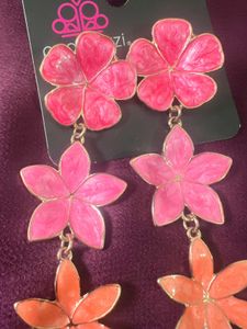 Paparazzi Floral Dangle Earrings