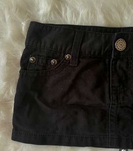Vintage Micro Black Skirt