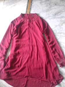 Elegant Maroon Kurta