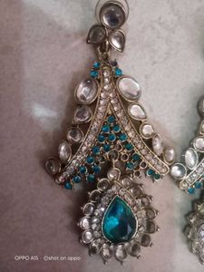 New Kundan Work Big Partywear Earrings