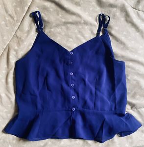 Blue Strappy Top💙