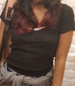 Stylish Deep U-Neck Top