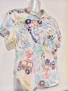 🎊Buy 1, Get 1 Free🎁34"-36" Funky Patterned Shirt