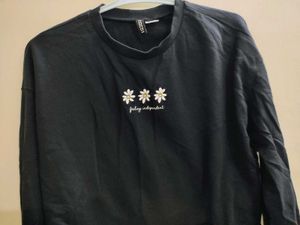 H&amp;M Black Crop Top