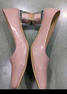 Branded Glass Heel Sandal