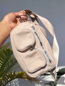 H&amp;M Beige Sling Bag