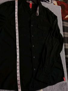EDC MEN&#39;S SHIRT(BLACK)