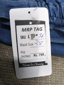 L@36 Size-28  Wide Leg Denim Jeans