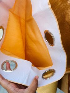 Golden Brown Door Curtains