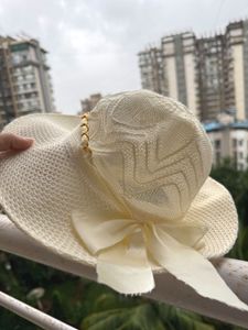 Pretty Off White Vacation Hat 🎀