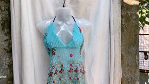 Embellished Halter Top