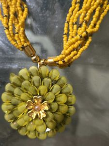 Beaded Statement Necklace