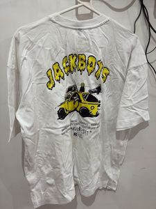 Jackboys White Oversized T-Shirt