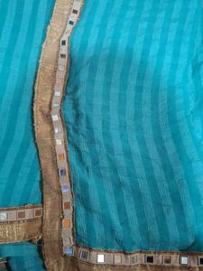 Mirror Work Saree