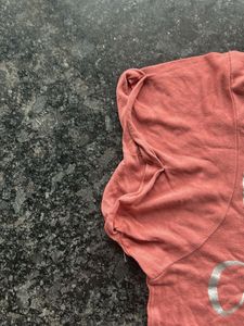 Graphic Print Distressed Tee