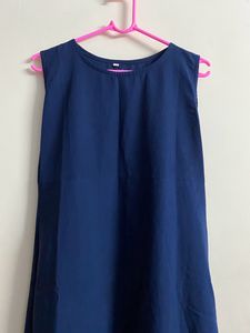 Navy Blue Sleeveless Top