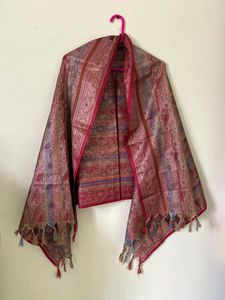 Multicolored Ethnic Silk Dupatta