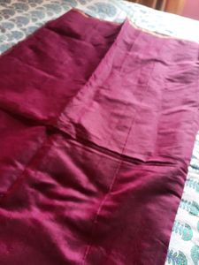 Maroon Saree