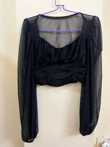 Black Crop Top