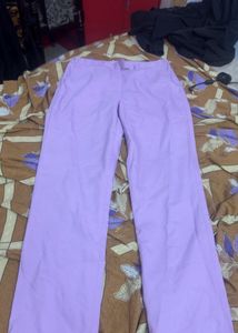 Lilac Wide Leg Pants