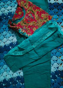 Floral Print Ethnic Kurta Set