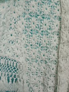 Hand Made Woollen Shawl  Floral Work