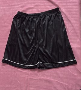 Silky Black Pajama Set