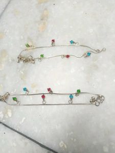 Kids Pure Silver Anklets