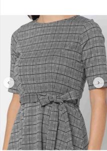 Checkered Casual Dress